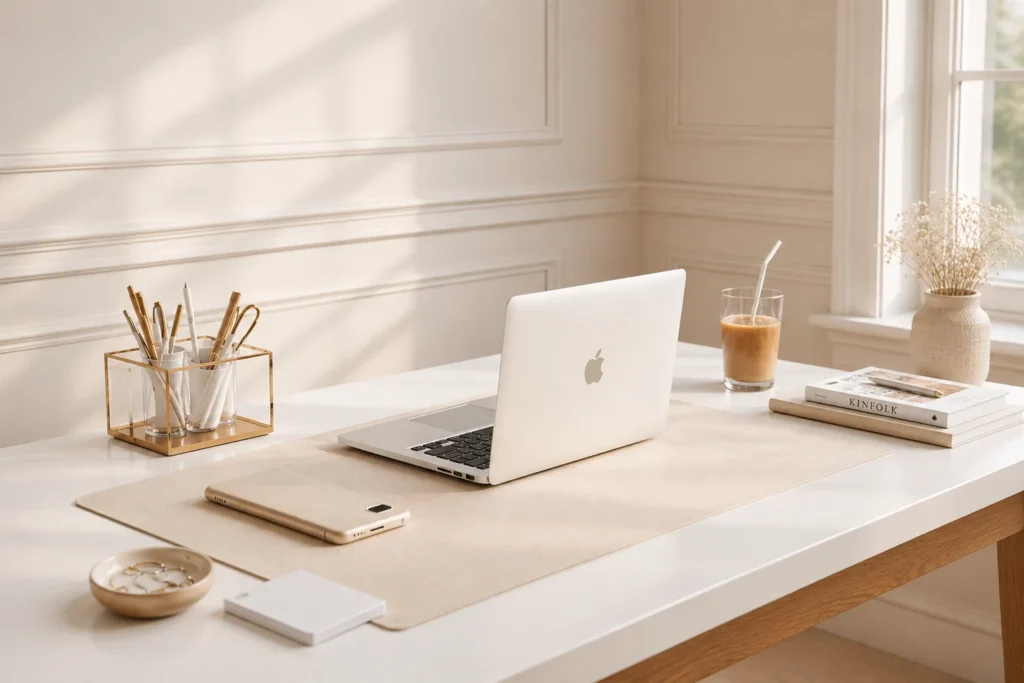 Best freelance digital marketer in Kasaragod Kerala working setup with laptop workspace