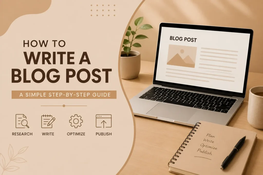 How to write a blog post step-by-step SEO guide for beginners