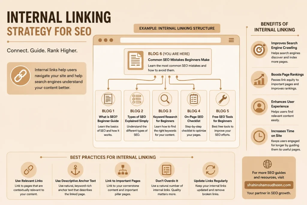 Internal Linking Strategy to avoid Common SEO Mistakes Beginners Make