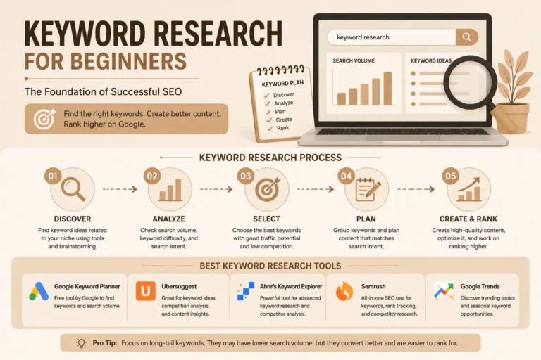 Keyword Research Process for correcting Common SEO Mistakes Beginners Make